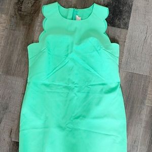 J. Crew Lime Green Shift Dress